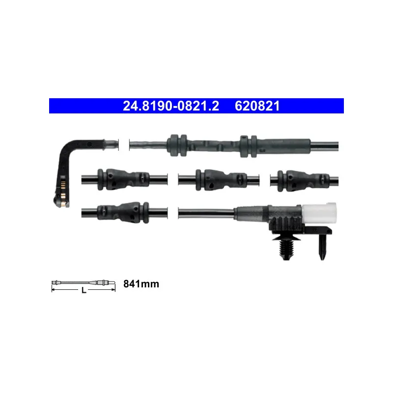 Contact d'avertissement, usure des plaquettes de frein ATE 24.8190-0821.2