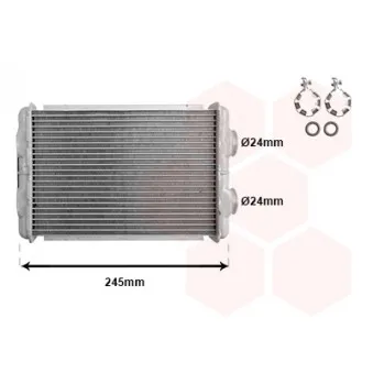 Système de chauffage VAN WEZEL 01006158