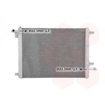 Radiateur, refroidissement du moteur VAN WEZEL 02012706
