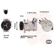 Compresseur, climatisation VAN WEZEL 0201K702 - Visuel 1