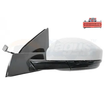 Rétroviseur extérieur VAN WEZEL 0259807