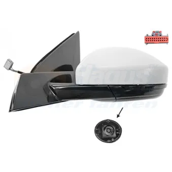 Rétroviseur extérieur VAN WEZEL 0259817