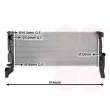 Radiateur, refroidissement du moteur VAN WEZEL 06012707 - Visuel 2