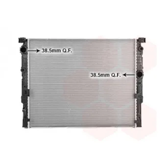 Radiateur, refroidissement du moteur VAN WEZEL 06012753