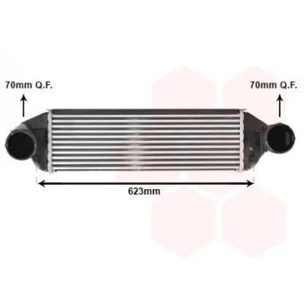 Radiateur, refroidissement du moteur VAN WEZEL 06014719