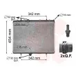 Radiateur, refroidissement du moteur VAN WEZEL 09012706 - Visuel 1