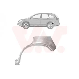 Panneau latéral arrière gauche VAN WEZEL 2568147