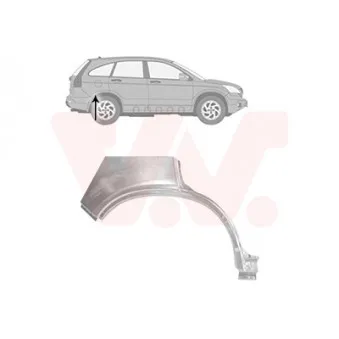 Panneau latéral arrière droit VAN WEZEL 2568148