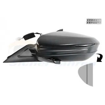 Rétroviseur extérieur VAN WEZEL 2590807