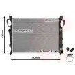 Radiateur, refroidissement du moteur VAN WEZEL 30002311 - Visuel 1