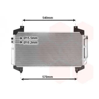 Condenseur, climatisation VAN WEZEL