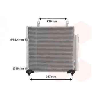 Condenseur, climatisation VAN WEZEL 32015702