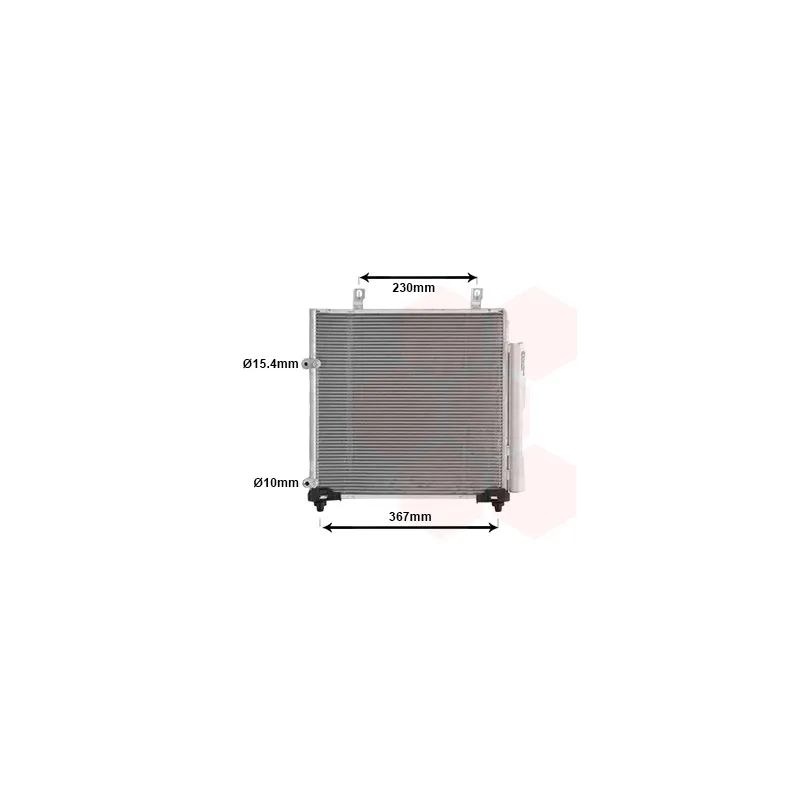 Condenseur, climatisation VAN WEZEL 32015702