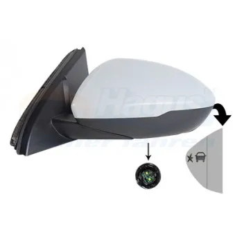 Rétroviseur extérieur VAN WEZEL 3854825
