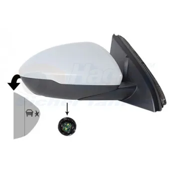 Rétroviseur extérieur VAN WEZEL 3854826