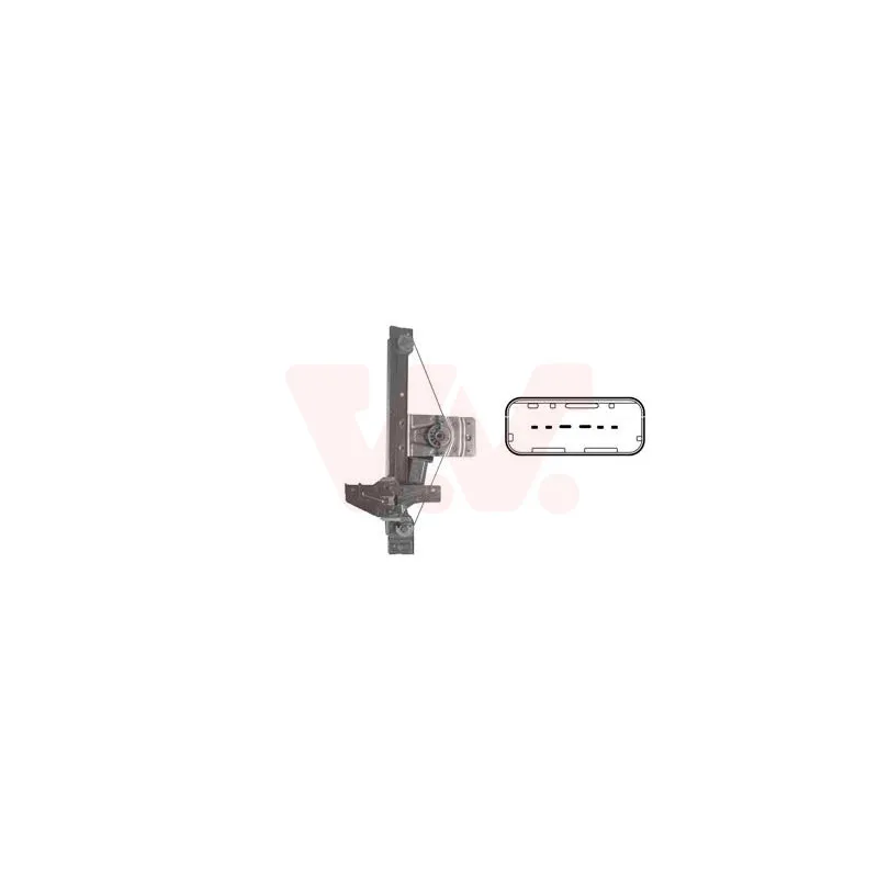 Lève-vitre arrière droit VAN WEZEL 4029268