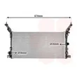 Radiateur, refroidissement du moteur VAN WEZEL 43012706 - Visuel 2