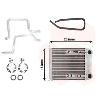 Système de chauffage VAN WEZEL 43016703