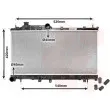 Radiateur, refroidissement du moteur VAN WEZEL 51002065 - Visuel 1
