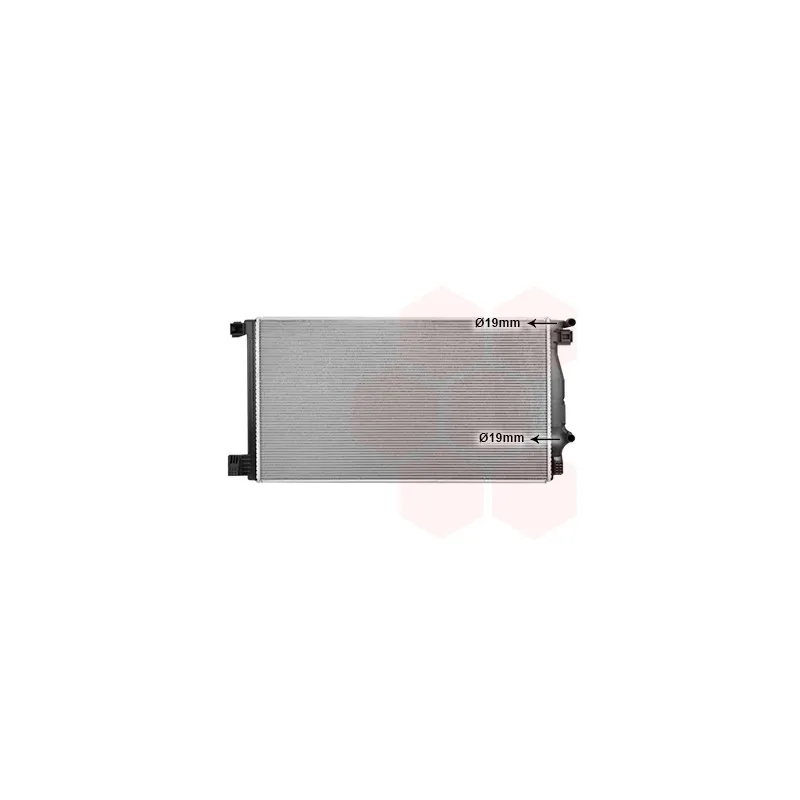 Radiateur, refroidissement du moteur VAN WEZEL 53012710