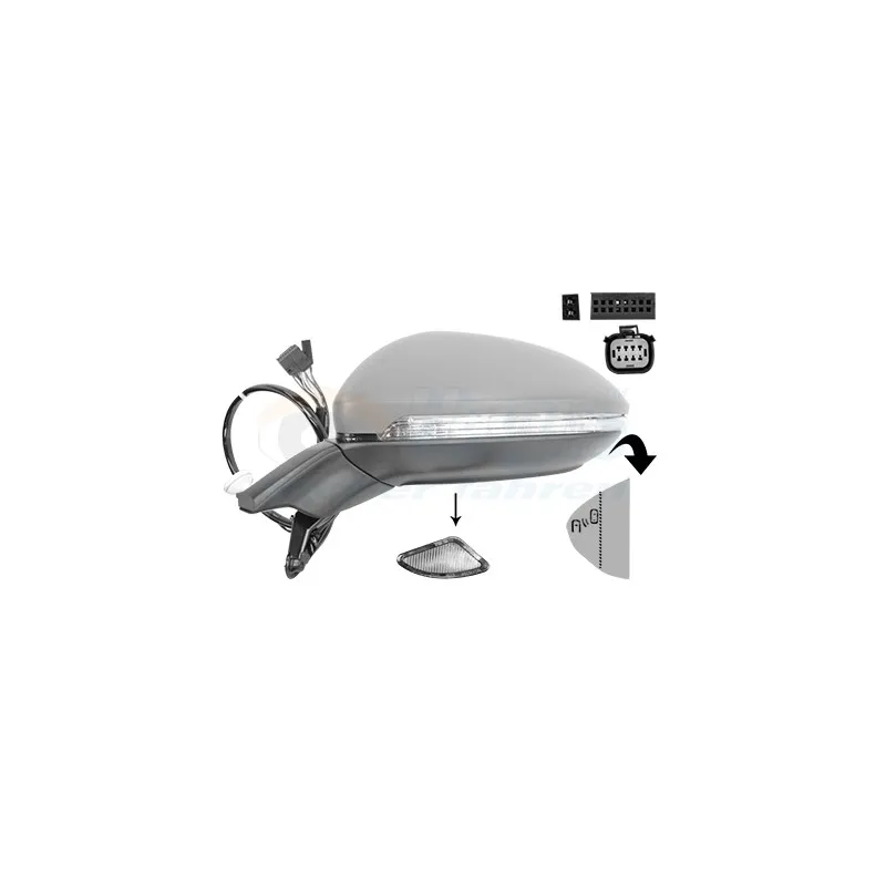 Rétroviseur extérieur VAN WEZEL 5775827