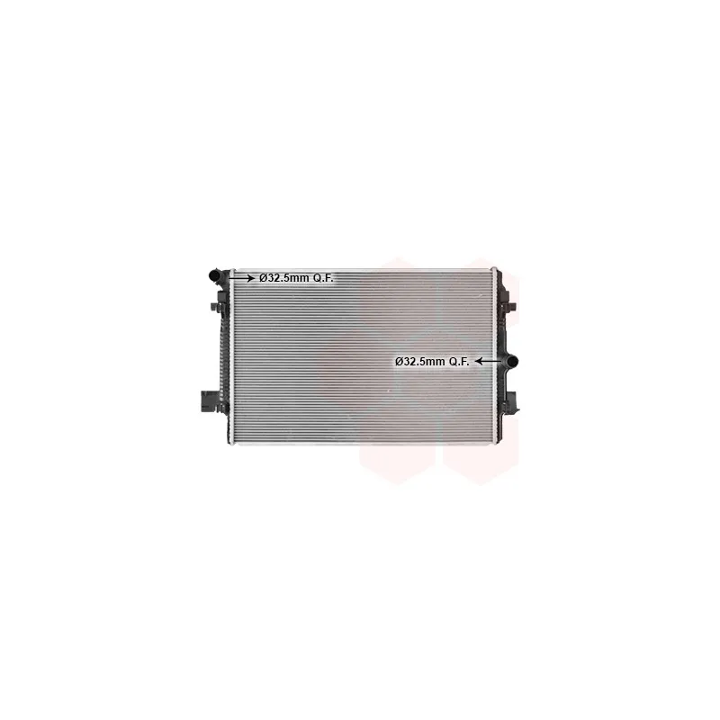 Radiateur, refroidissement du moteur VAN WEZEL 58012726