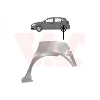 Panneau latéral arrière gauche VAN WEZEL 5829147