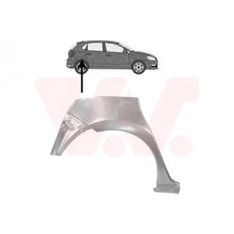 Panneau latéral arrière droit VAN WEZEL 5829148