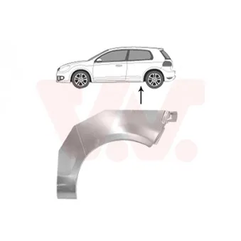Panneau latéral arrière gauche VAN WEZEL 5863145