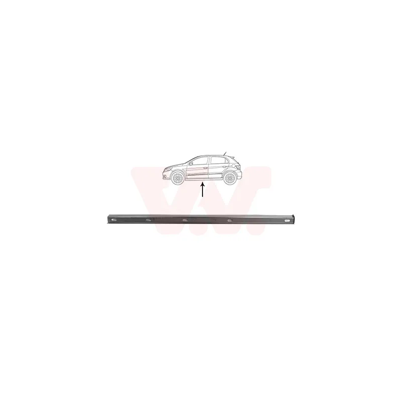 Marche-pied avant gauche VAN WEZEL 5894105