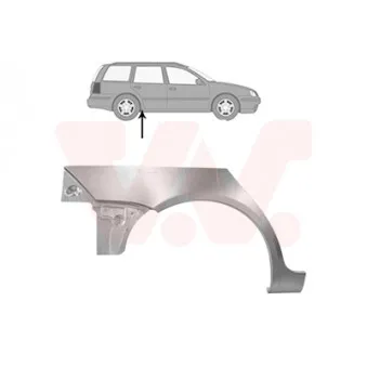 Panneau latéral arrière droit VAN WEZEL 5898148