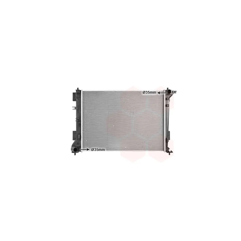 Radiateur, refroidissement du moteur VAN WEZEL 82012728