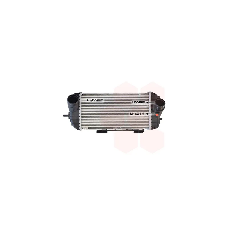 Intercooler, échangeur VAN WEZEL 83004329