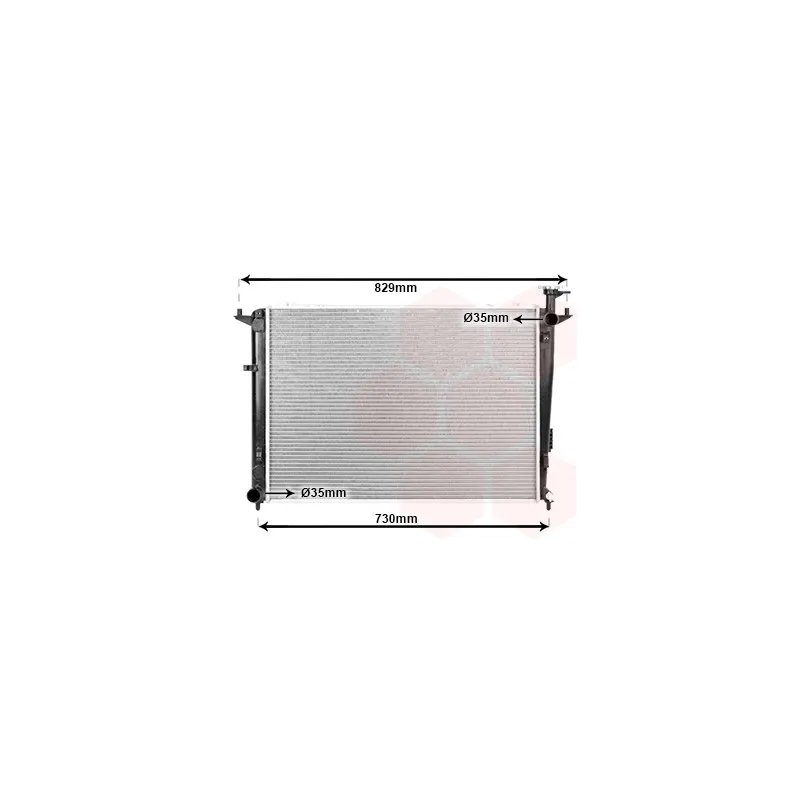 Radiateur, refroidissement du moteur VAN WEZEL 83012707