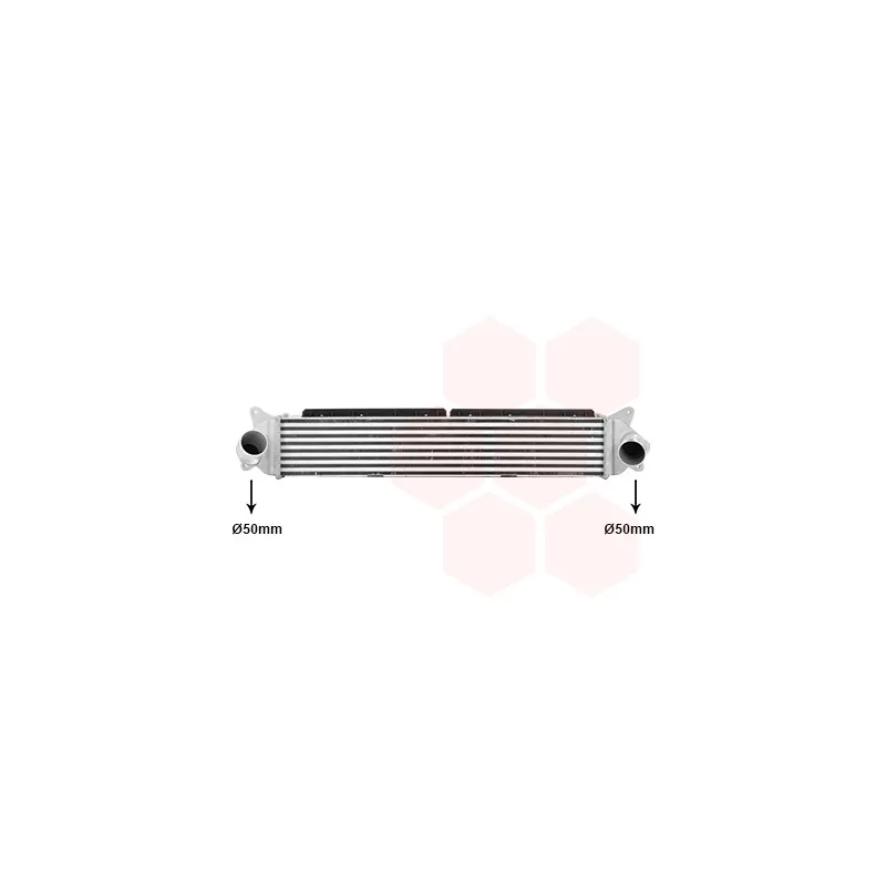 Intercooler, échangeur VAN WEZEL 83014706