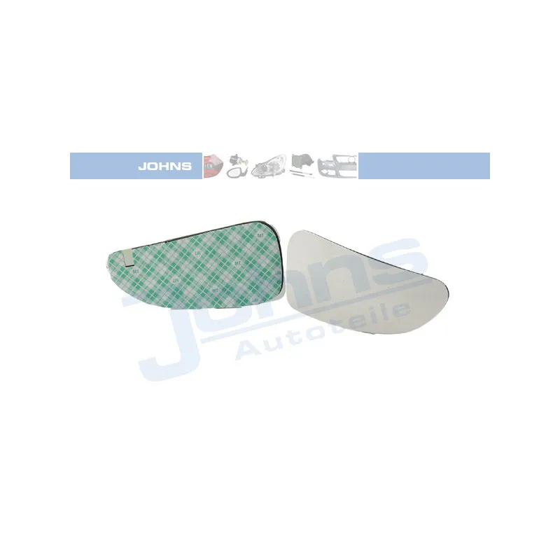 Verre de rétroviseur, rétroviseur extérieur JOHNS 60 92 38-82