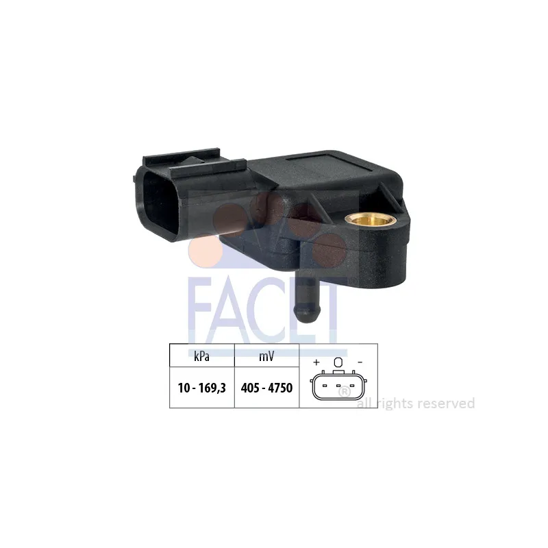 Capteur de pression, servofrein FACET 10.3253