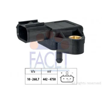 Capteur de pression, servofrein FACET 10.3254