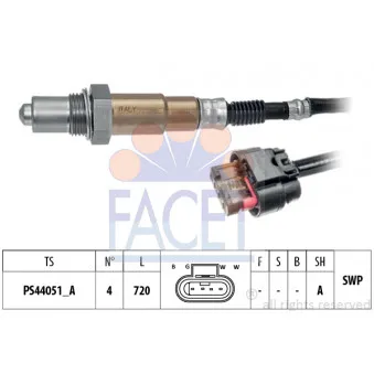 Sonde lambda FACET 10.8375