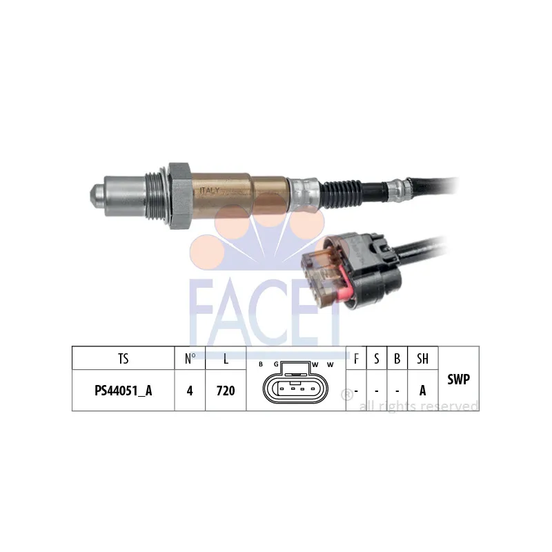 Sonde lambda FACET 10.8375