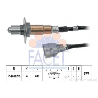 Sonde lambda FACET 10.8501