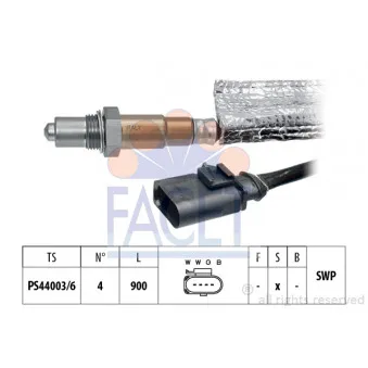 Sonde lambda FACET 10.8502