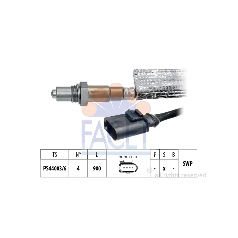 Sonde lambda FACET 10.8502