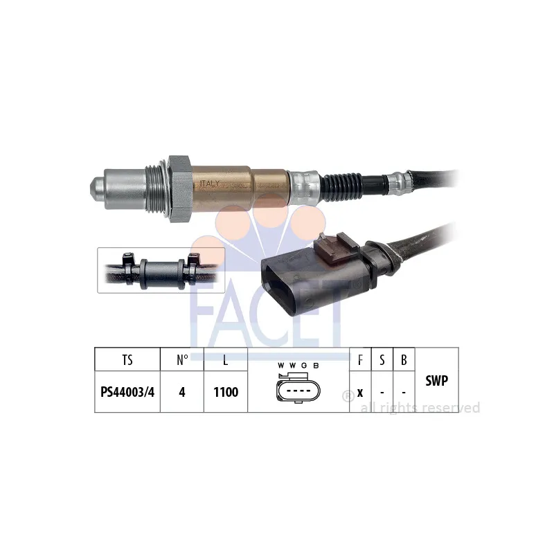 Sonde lambda FACET 10.8503
