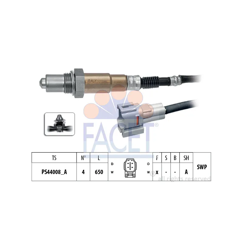 Sonde lambda FACET 10.8505