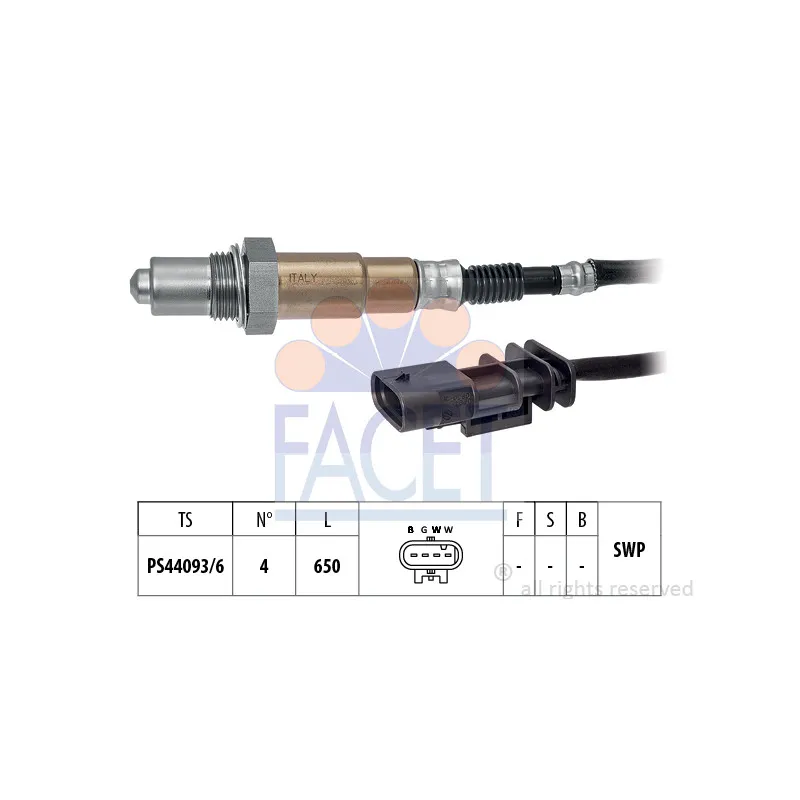 Sonde lambda FACET 10.8509