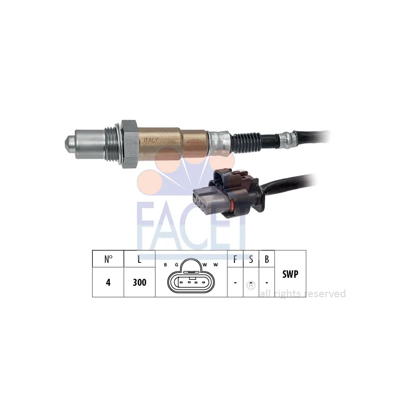 Sonde lambda FACET 10.8510