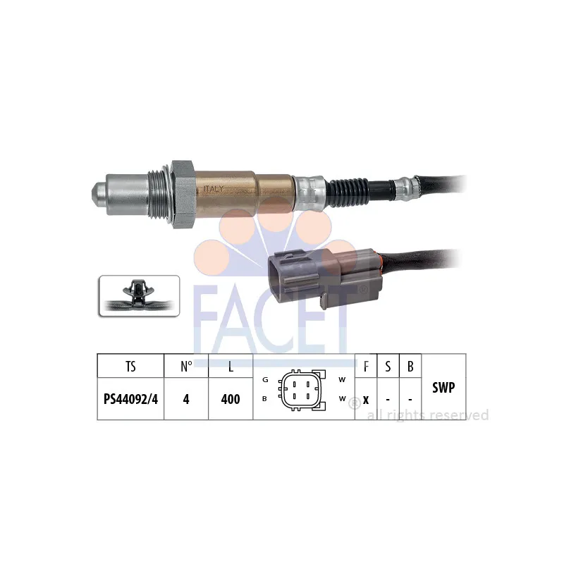 Sonde lambda FACET 10.8513