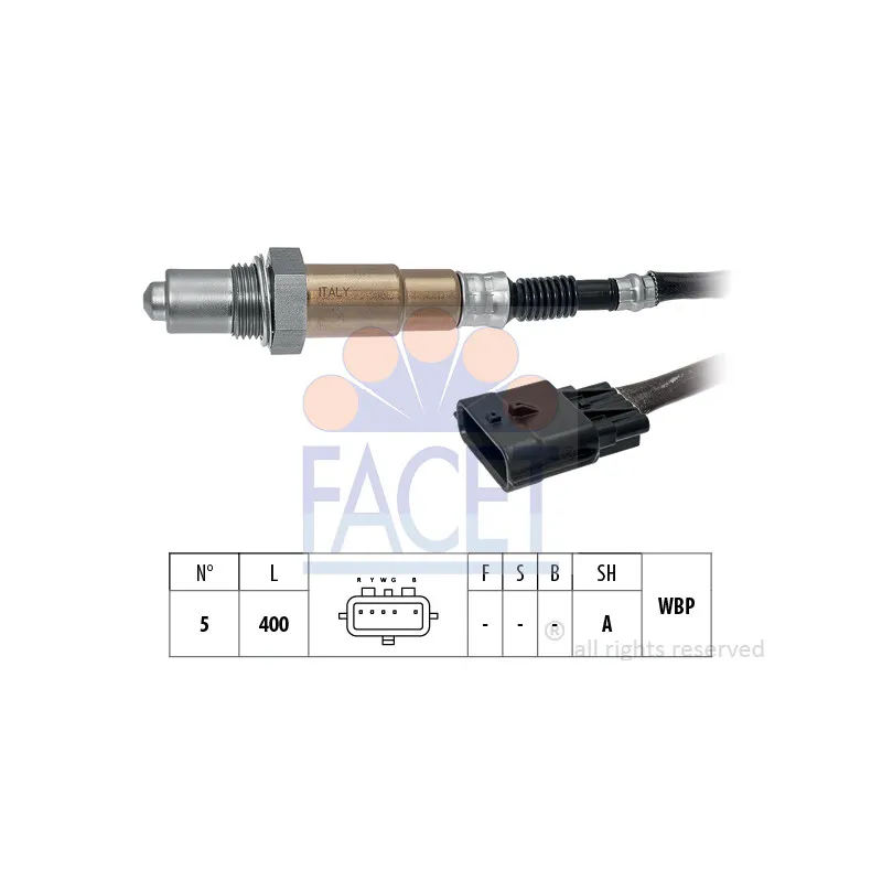 Sonde lambda FACET 10.8516