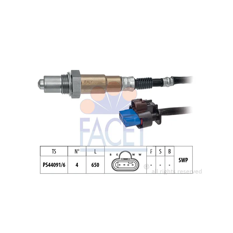 Sonde lambda FACET 10.8518